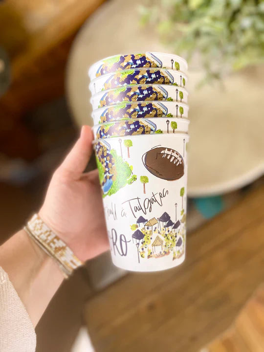 Statesboro Reusable Party Cups (Set of 3)