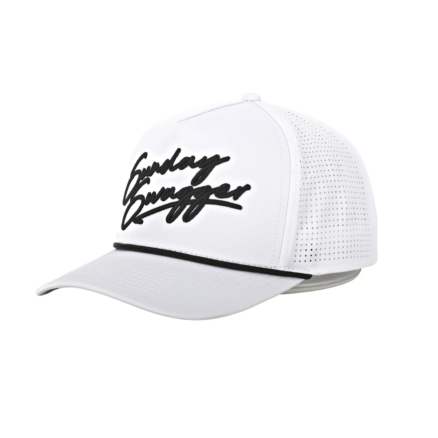 Swagger Snapback Hat - White