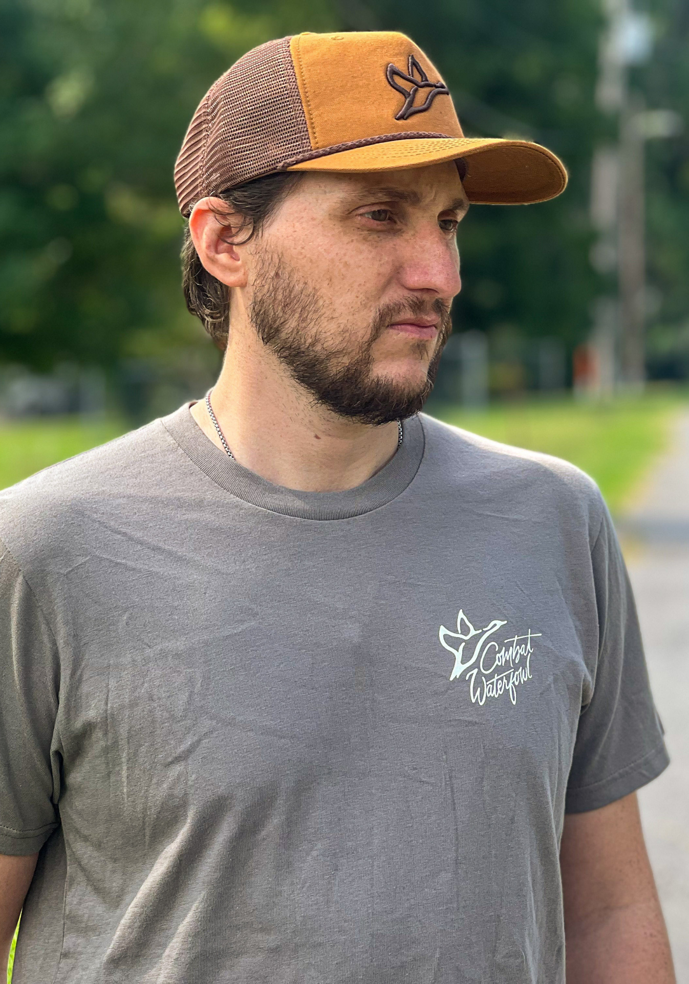 Triple Banded Logo Tee