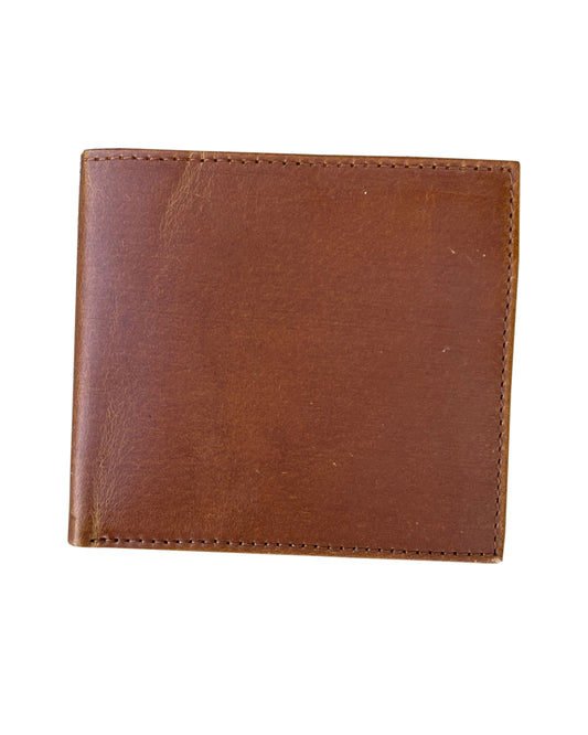Buffalo Leather Bifold Wallet | Light Brown
