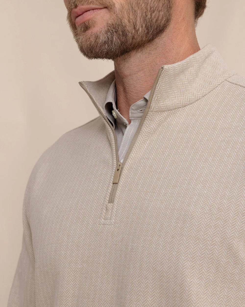 Adler Lane Quarter Zip | Sandstone Khaki