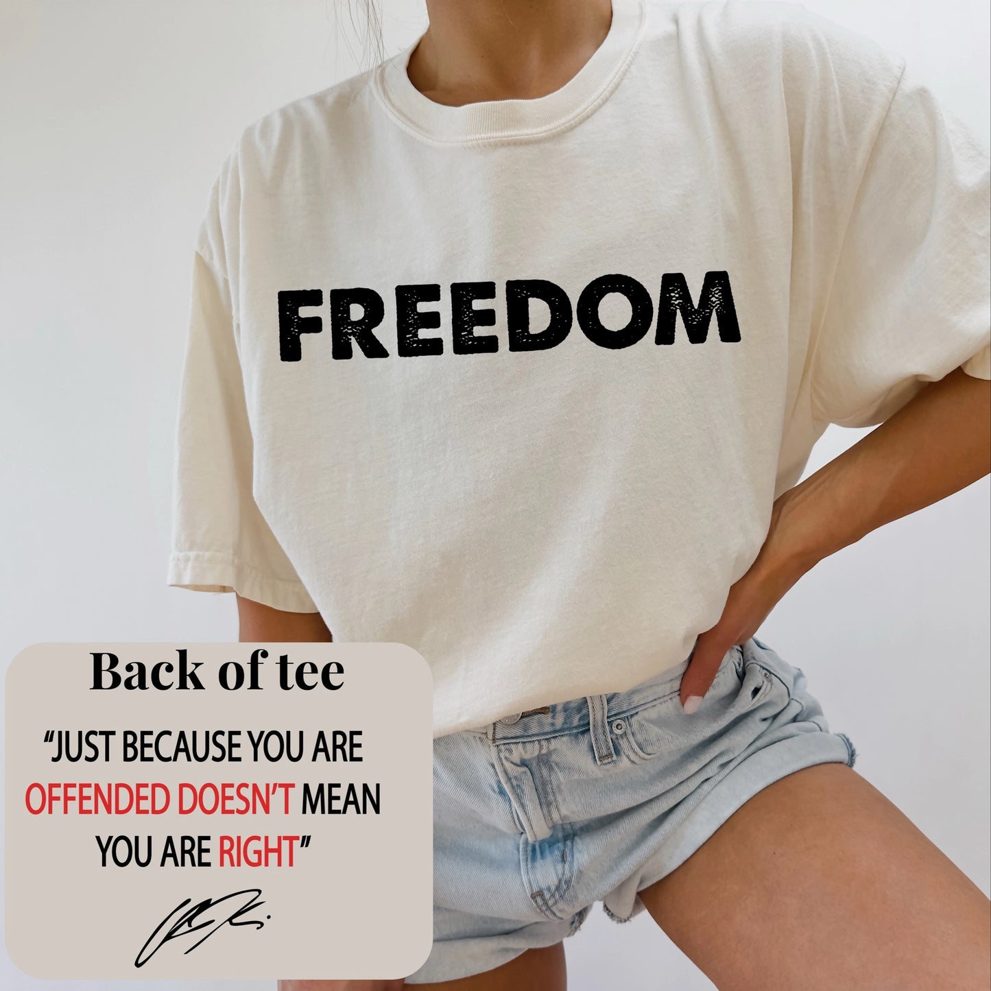 Charlie Kirk FREEDOM Tee