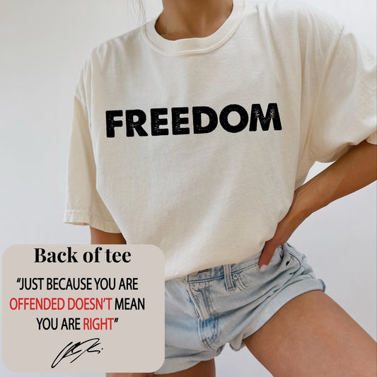 Charlie Kirk FREEDOM Tee