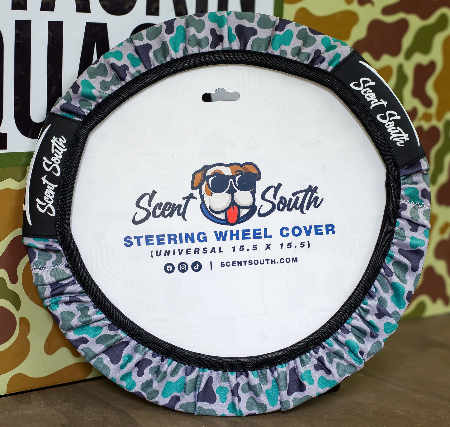 Steering Wheel Cover | Marsh Camo