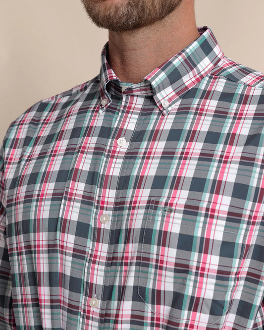 Breakwater Plaid brrr°® Intercoastal Long Sleeve Sport Shirt