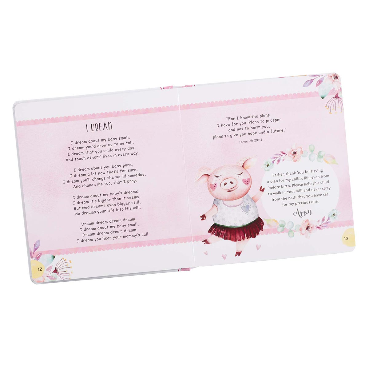 My LullaBible for Girls Hardcover Board Book for Children