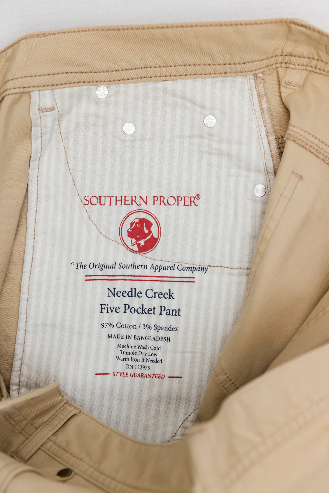 Needle Creek Five Pocket Pant - Clay