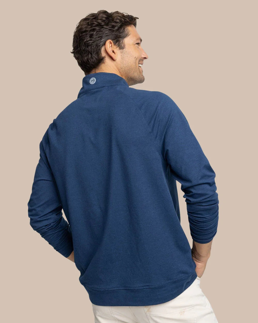 Cruiser Heather Quarter Zip Pullover | Heather Dress Blue