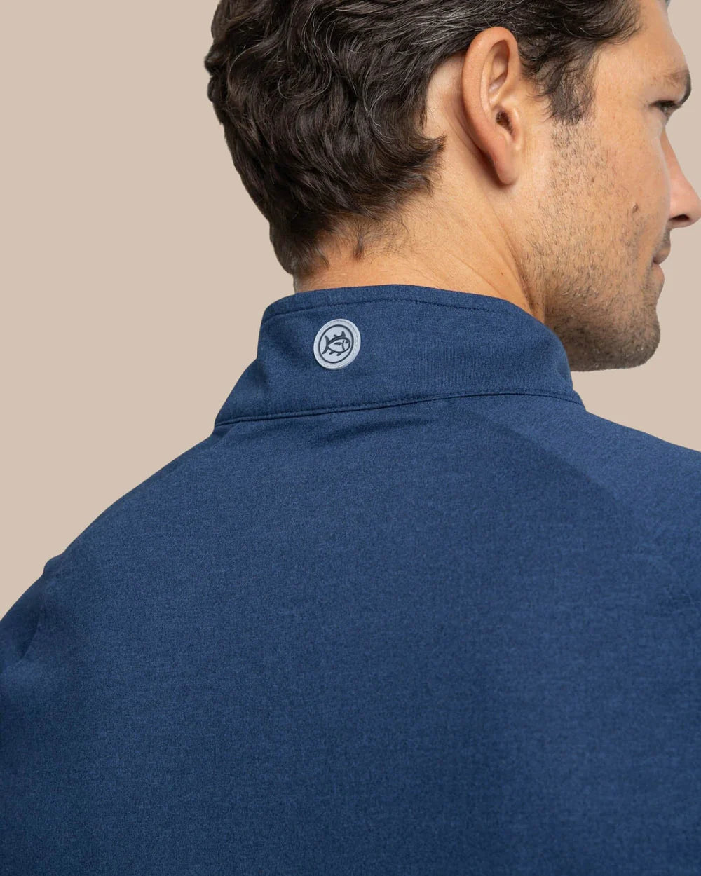 Cruiser Heather Quarter Zip Pullover | Heather Dress Blue