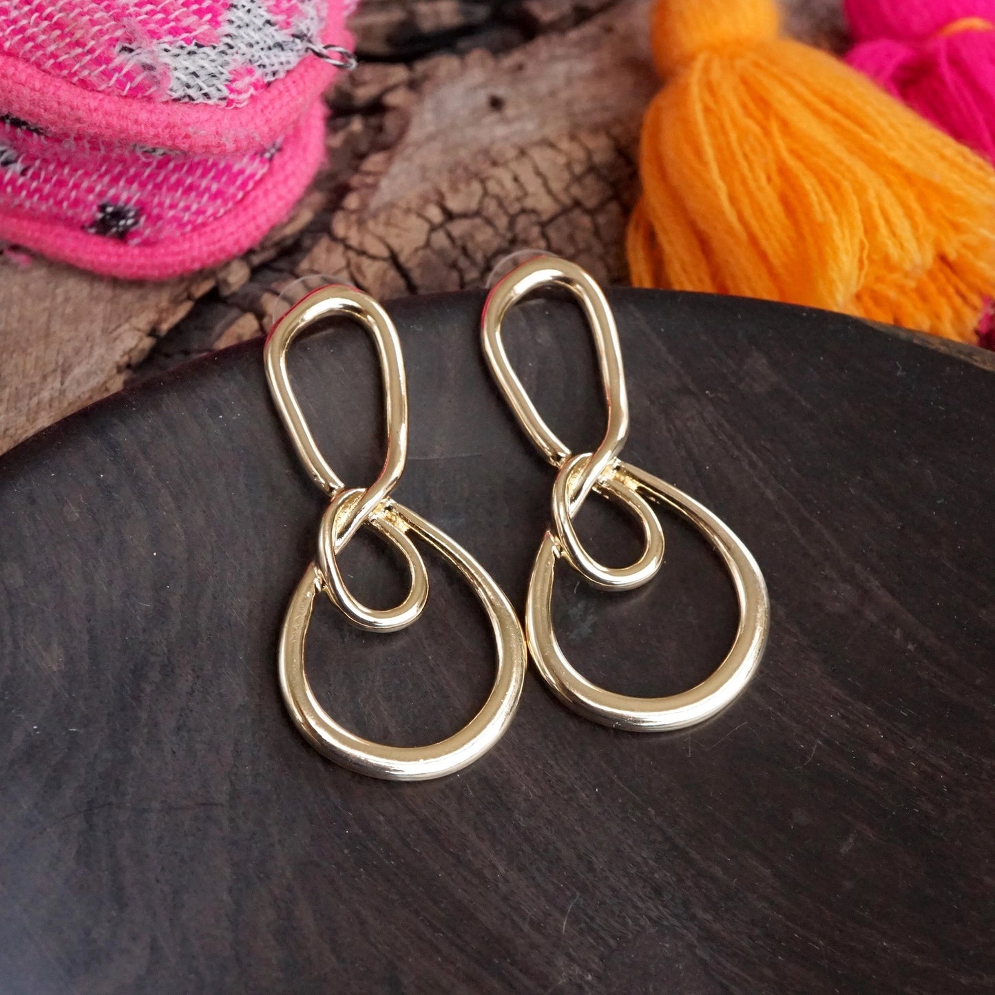 Tangled Loop Earrings