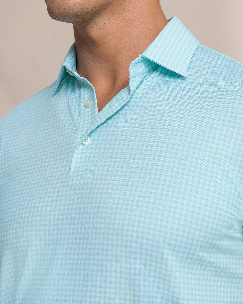 Driver Island View Gingham Polo | Florida Keys