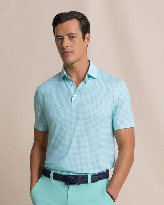 Driver Island View Gingham Polo | Florida Keys