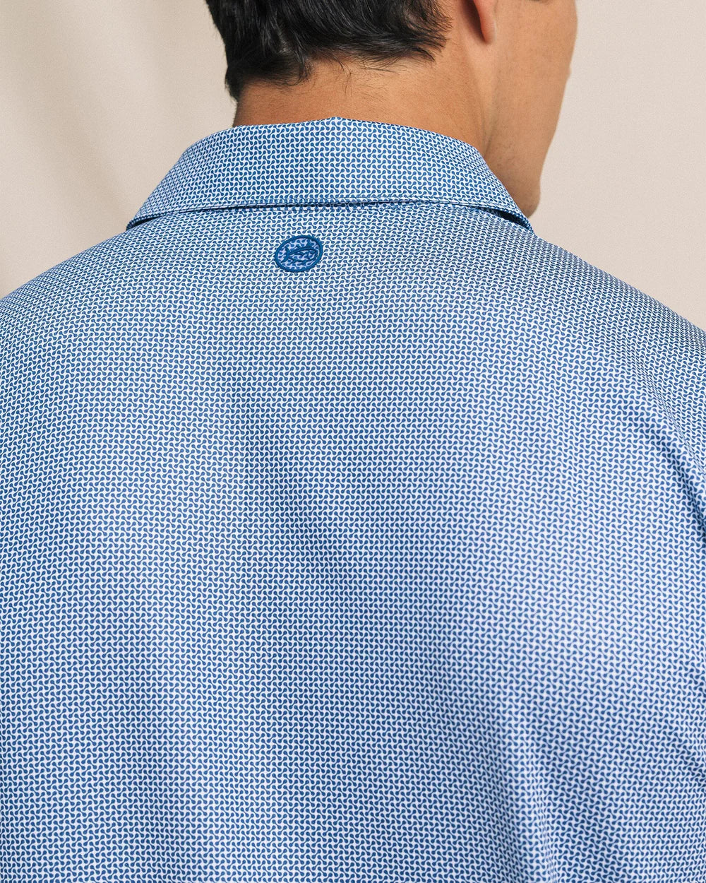 Driver Ocean Vista Printed Polo | Nautical Blue