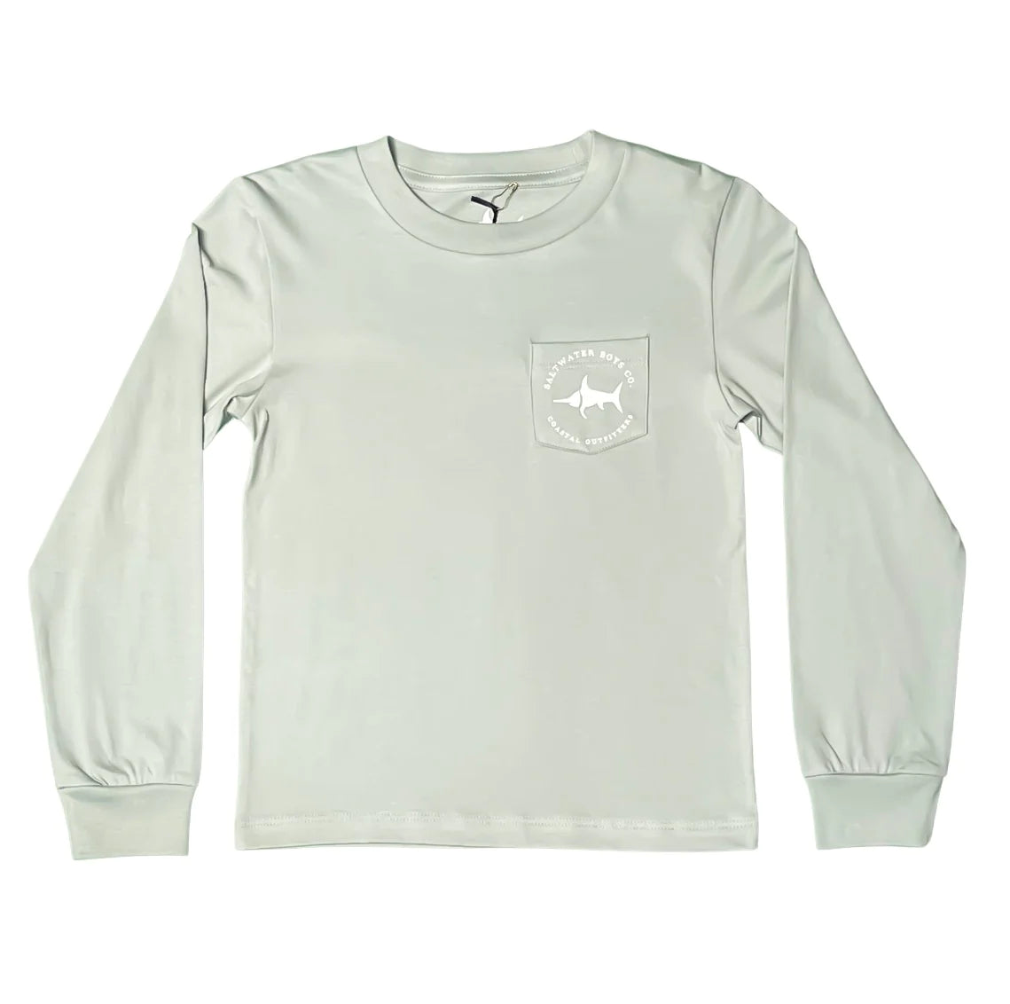 Youth Duck Long Sleeve Graphic Tee - Mint