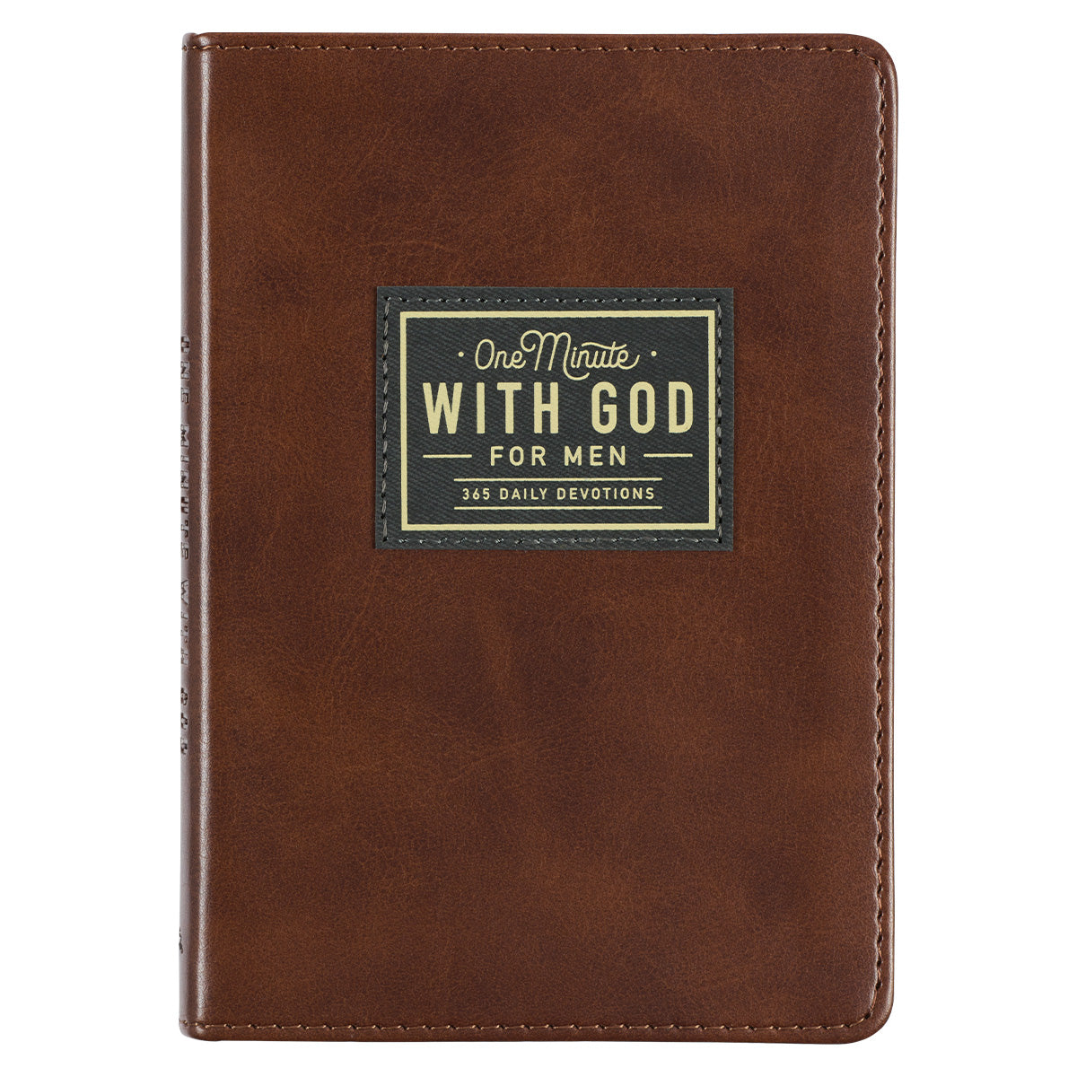 One Minute with God for Men Faux Leather Devotional