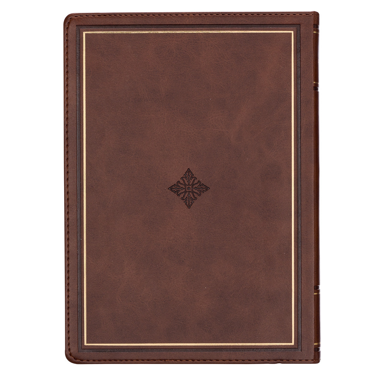 Walking with God Large Print Faux Leather Devotional