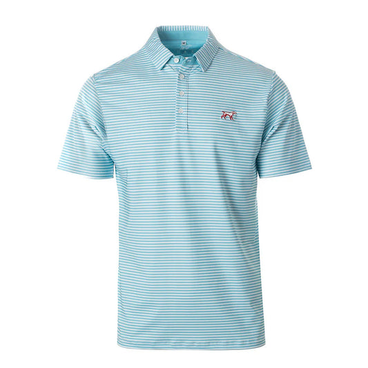 Youth Marshall Polo | Baby Blue & White