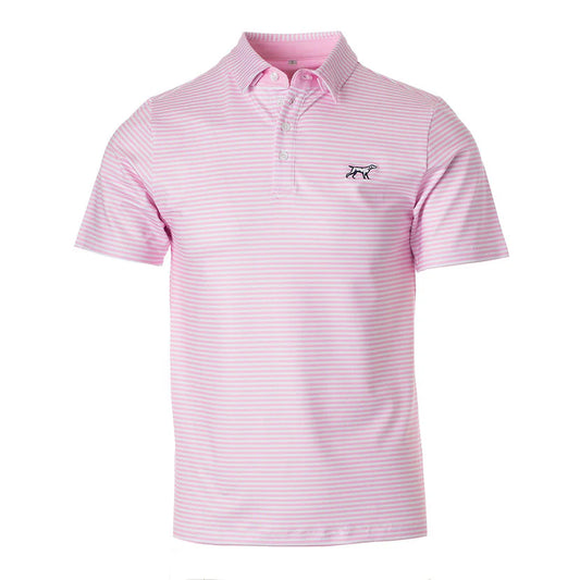 Youth Marshall Polo | Pink & White