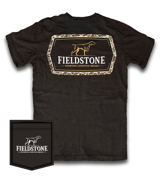 Rectangle Camo Logo Pocket Tee
