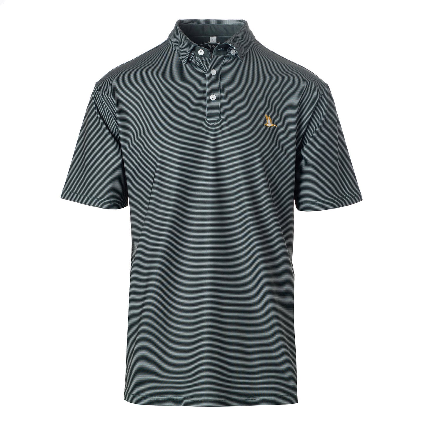 Roost Stripe Polo | Green