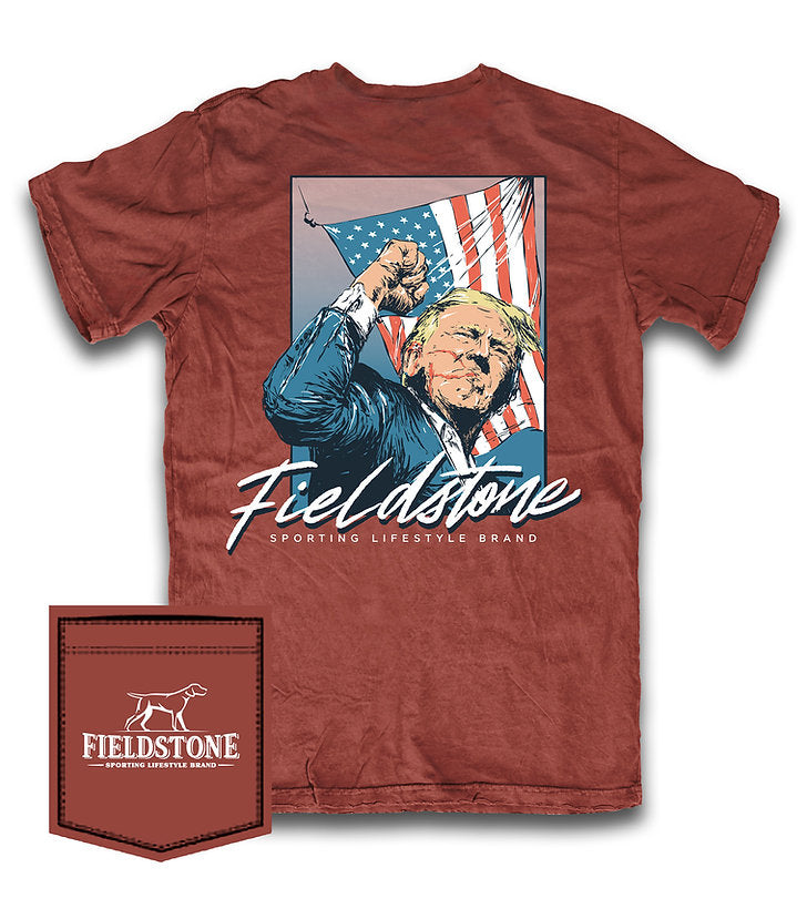 Trump Fight Tee - Red