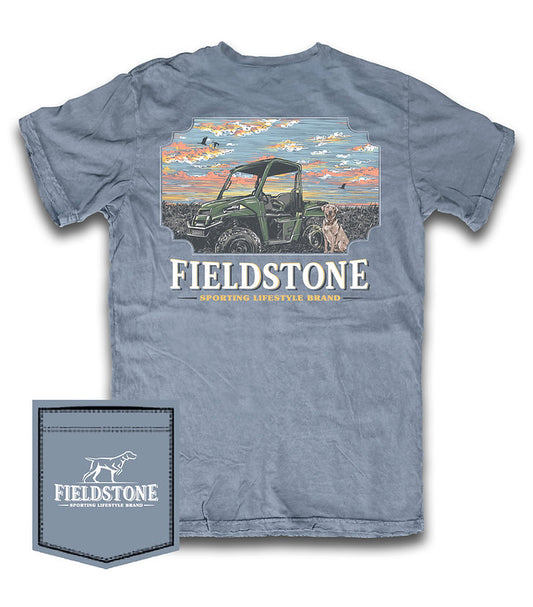 ATV Sunset Pocket Tee