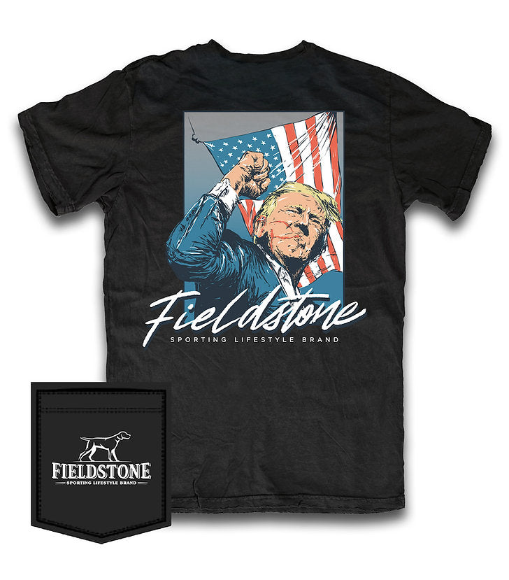 Trump Fight Tee - Black