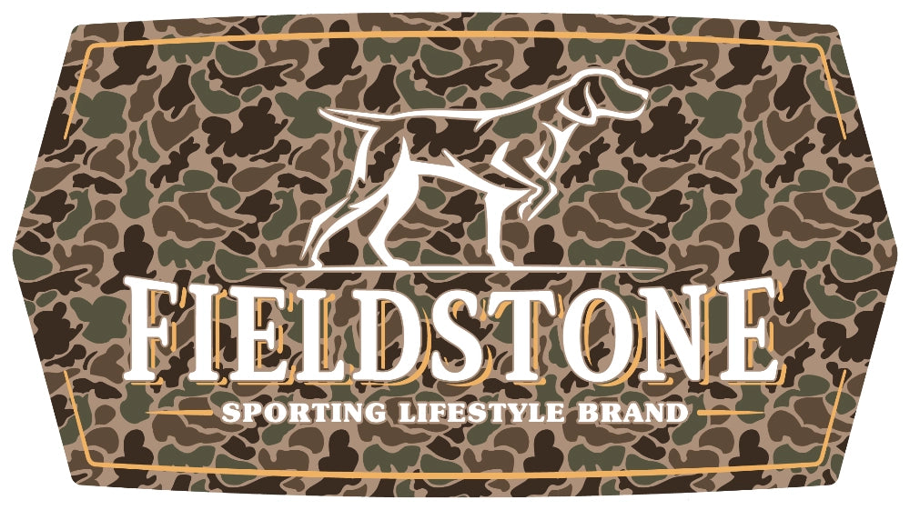 Camo Fieldstone License Plate