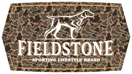 Camo Fieldstone License Plate