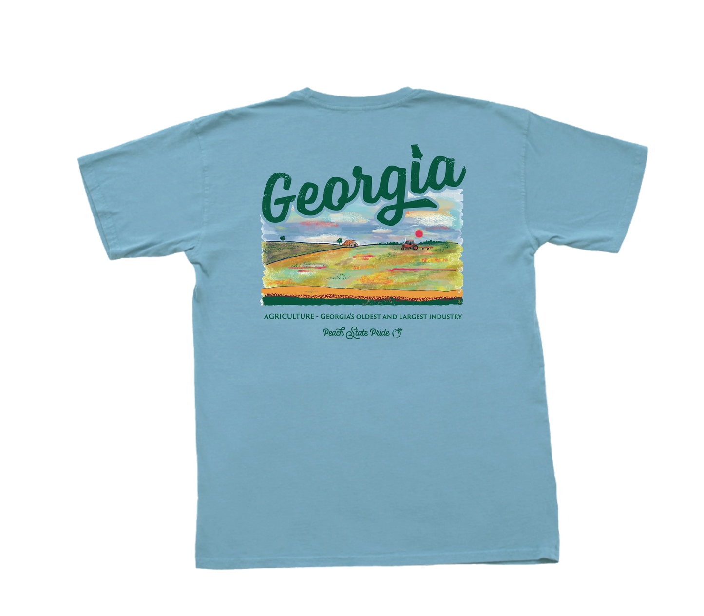 Youth Georgia AG Short Sleeve Pocket Tee