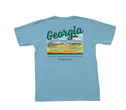 Youth Georgia AG Short Sleeve Pocket Tee