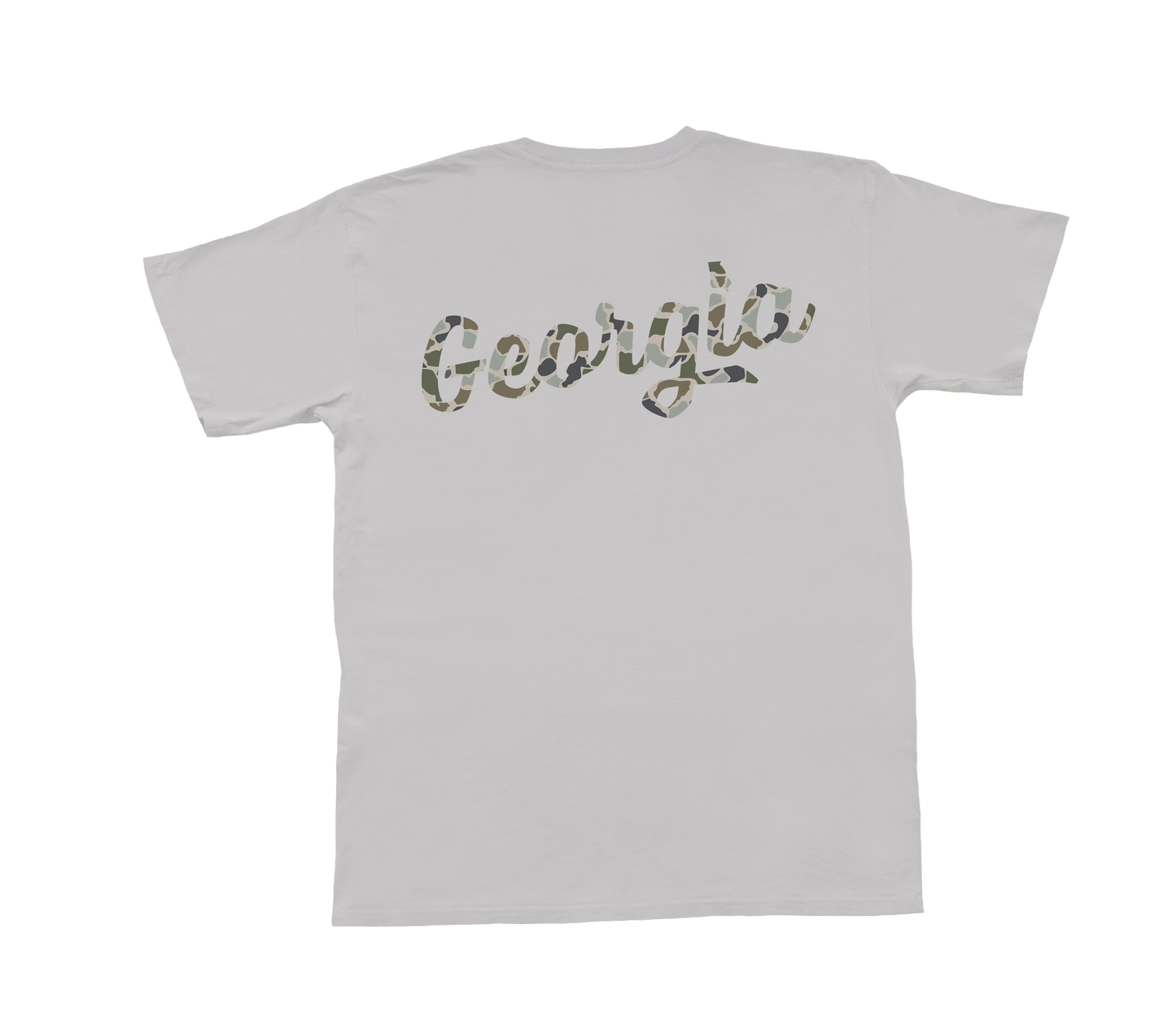 Camo Script Short Sleeve Tee