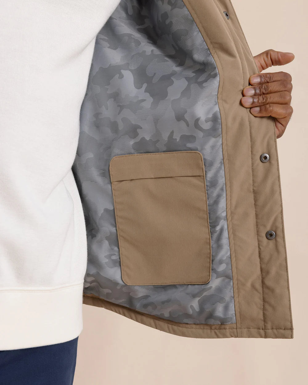 Grafton Quilted Jacket | Petrified Oak