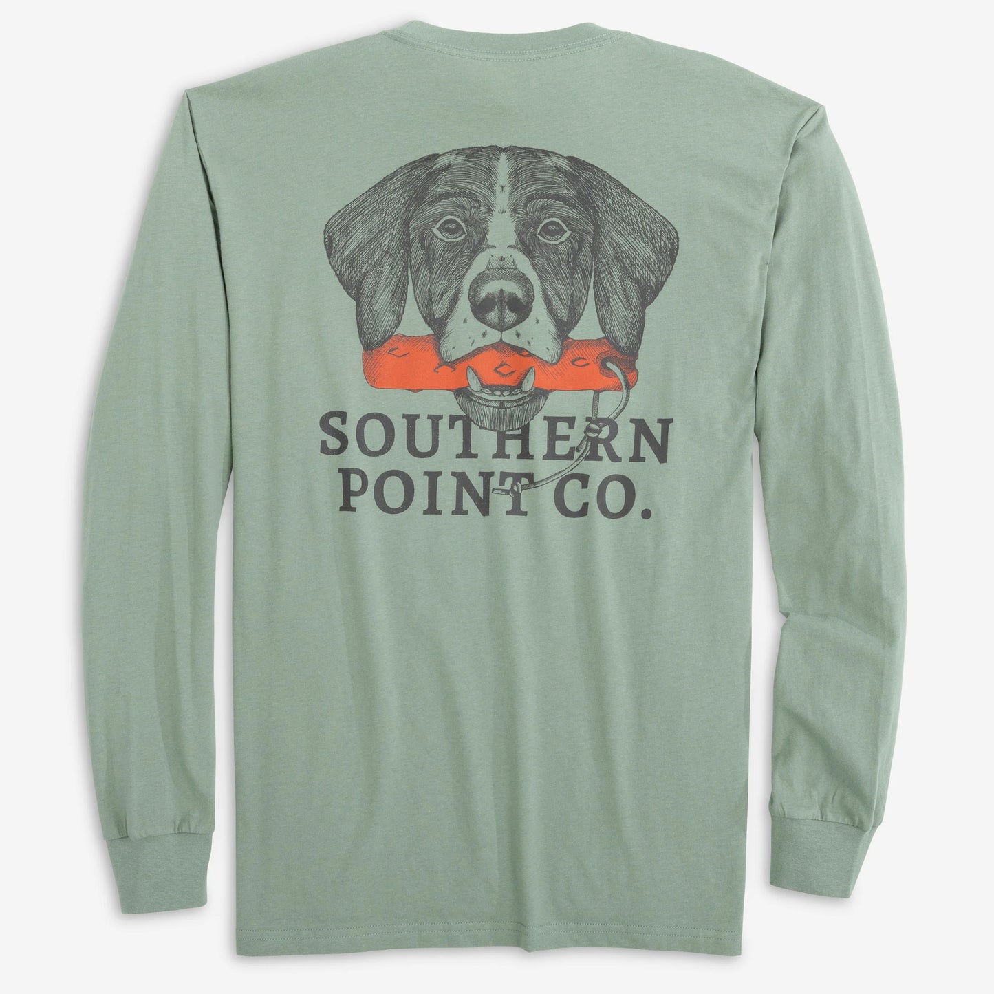 Youth Gun Dog Club Long Sleeve Pocket Tee - Seaside