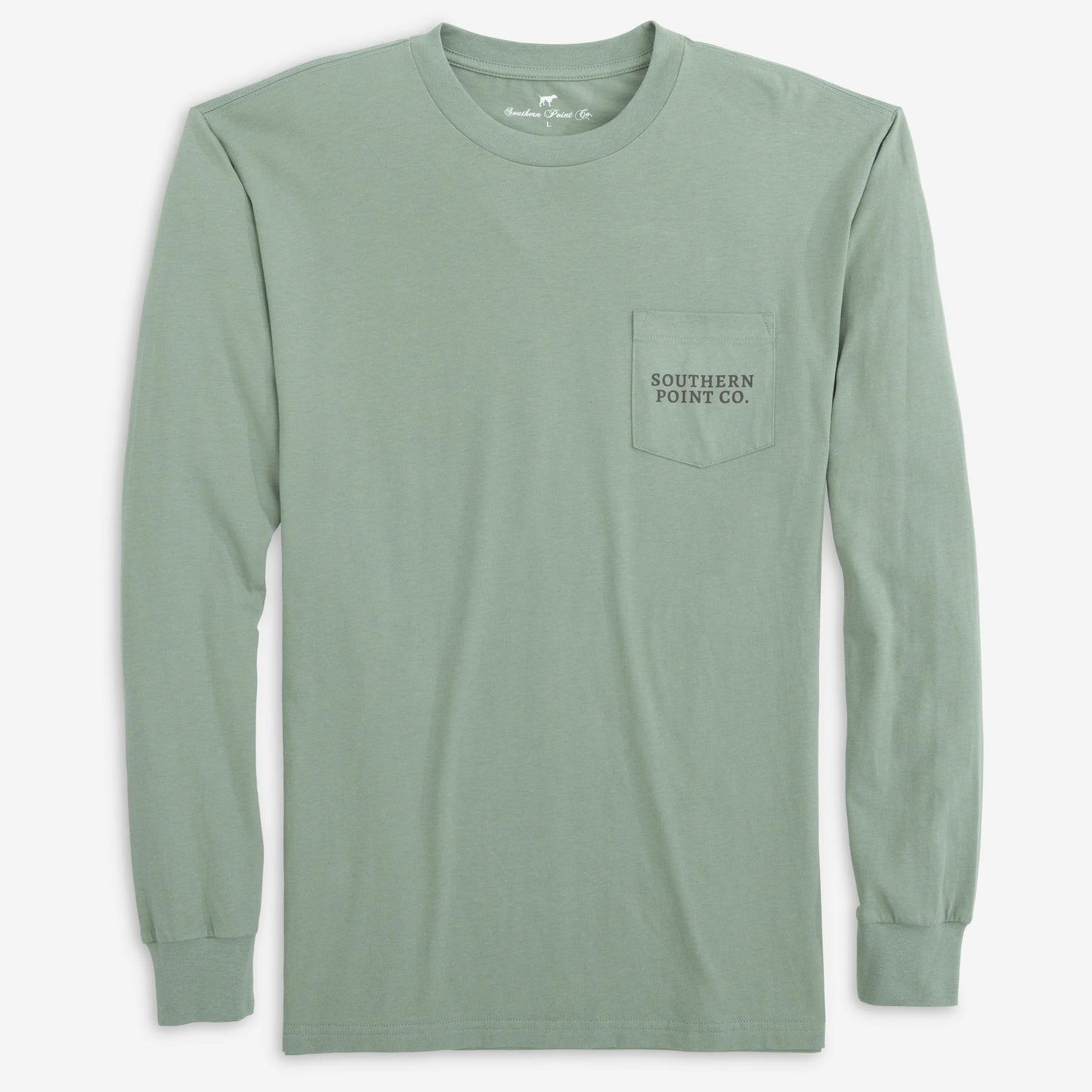 Youth Gun Dog Club Long Sleeve Pocket Tee - Seaside