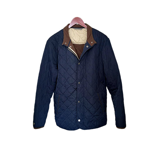 Classic Quilted Jacket | Navy