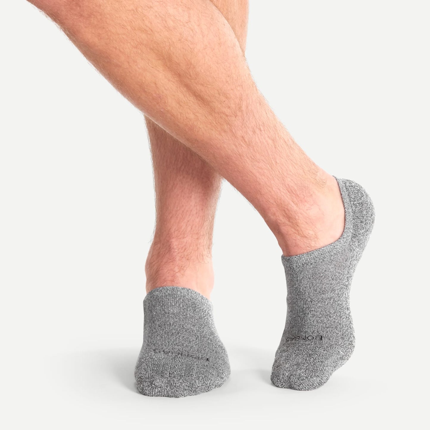 Gray Cushioned No Show Golf Socks