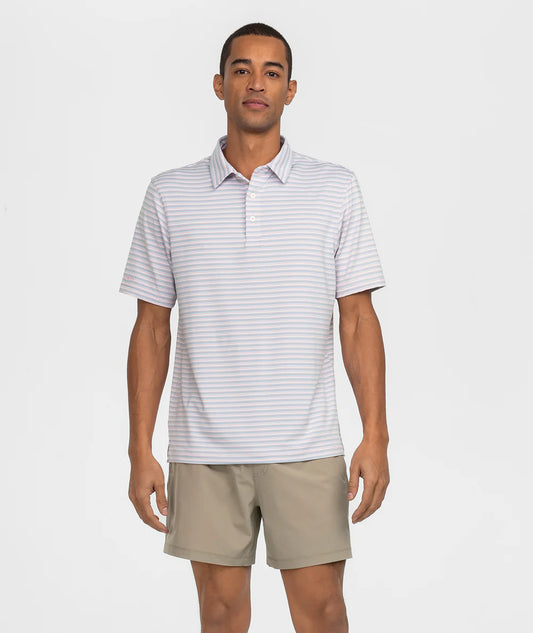Tybee Stripe Polo | Maverick