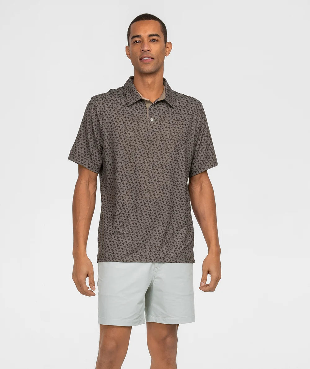 Party Fowl Printed Polo | Rock Ridge