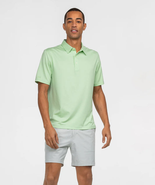 Grayton Heather Polo | Vapor Green