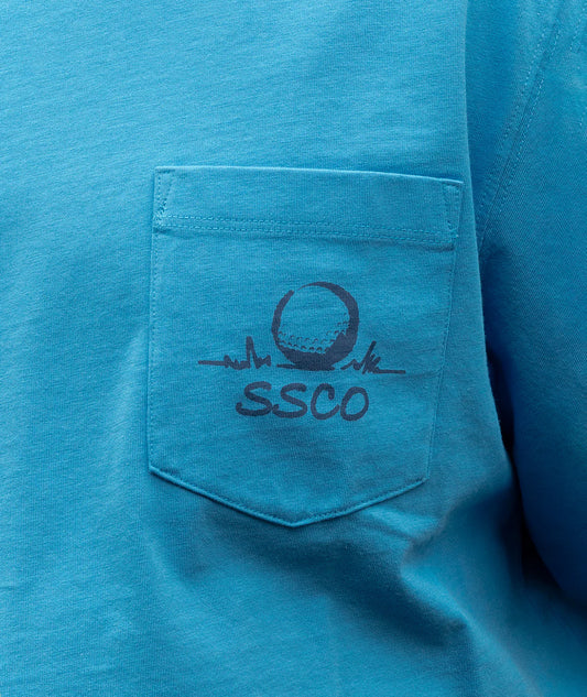 Full Swing Pocket Tee | Azure