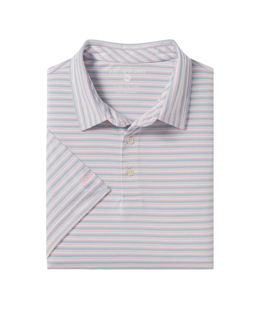 Tybee Stripe Polo | Maverick