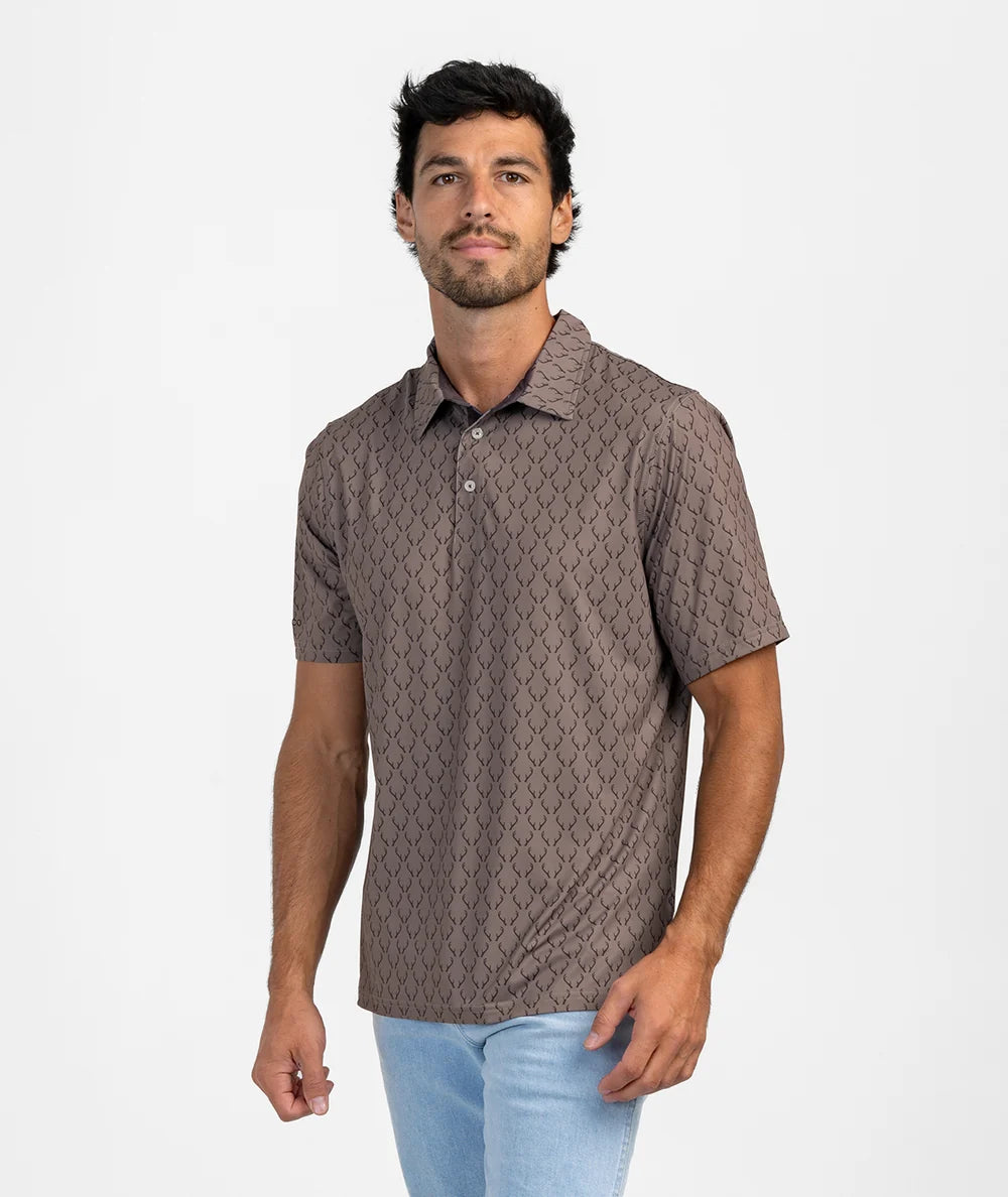 Love of the Hunt Printed Polo | Buckshot