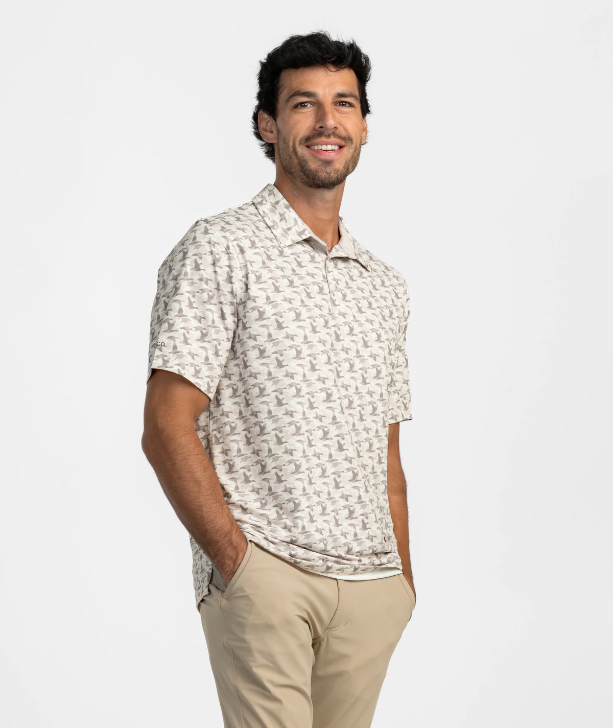 Mallard Mirage Printed Polo