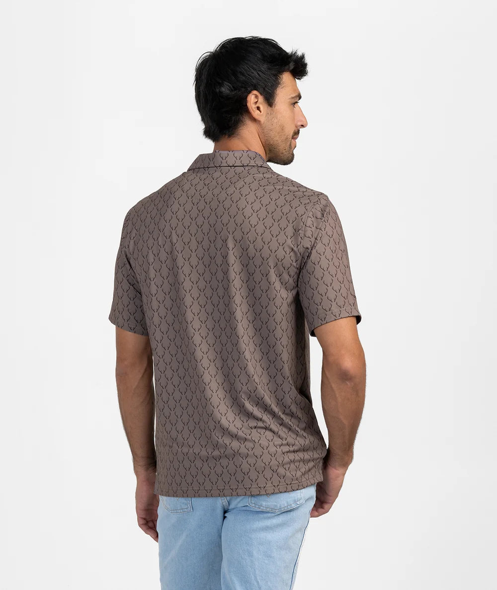 Love of the Hunt Printed Polo | Buckshot