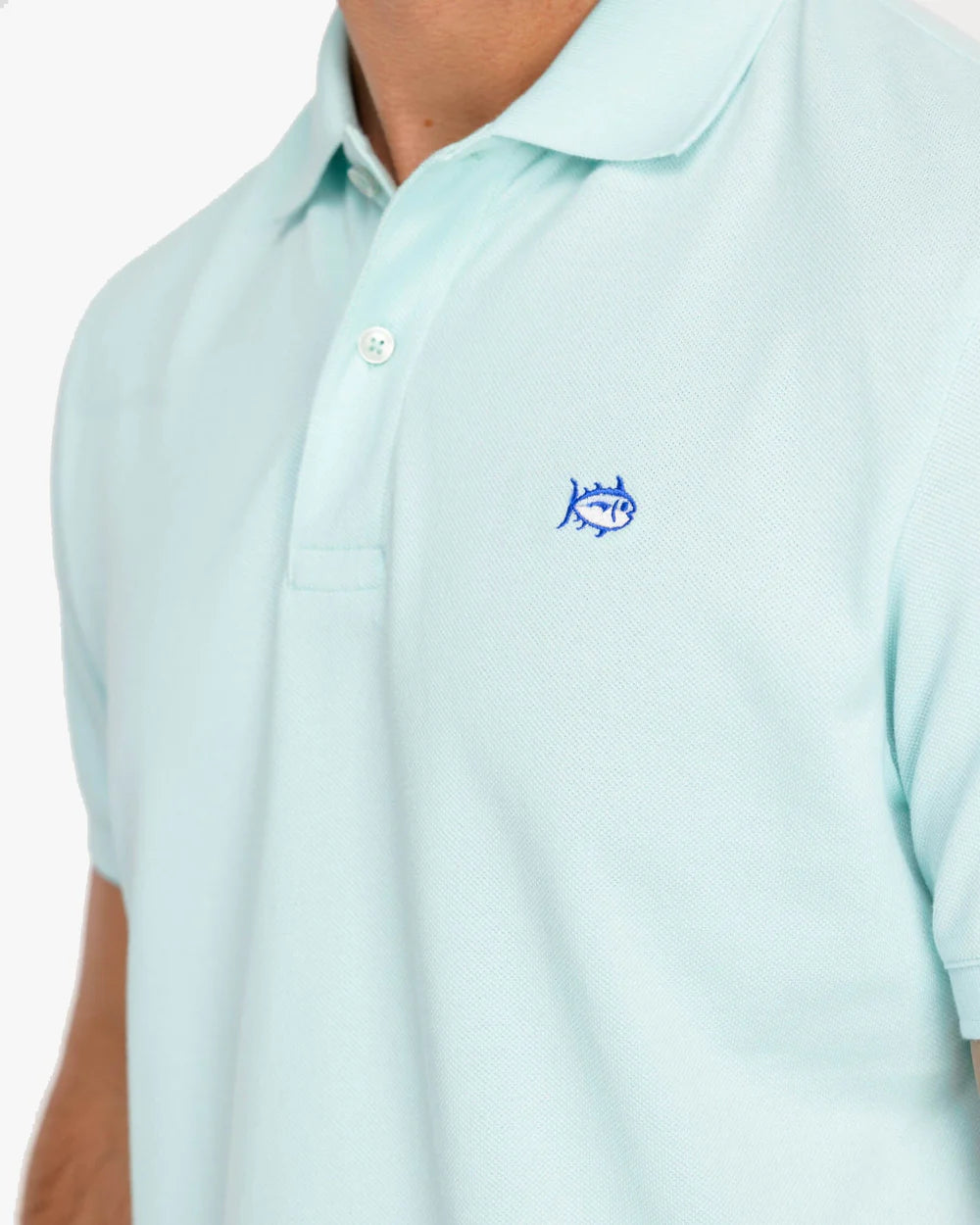 Skipjack Short Sleeve Polo - Baltic Teal