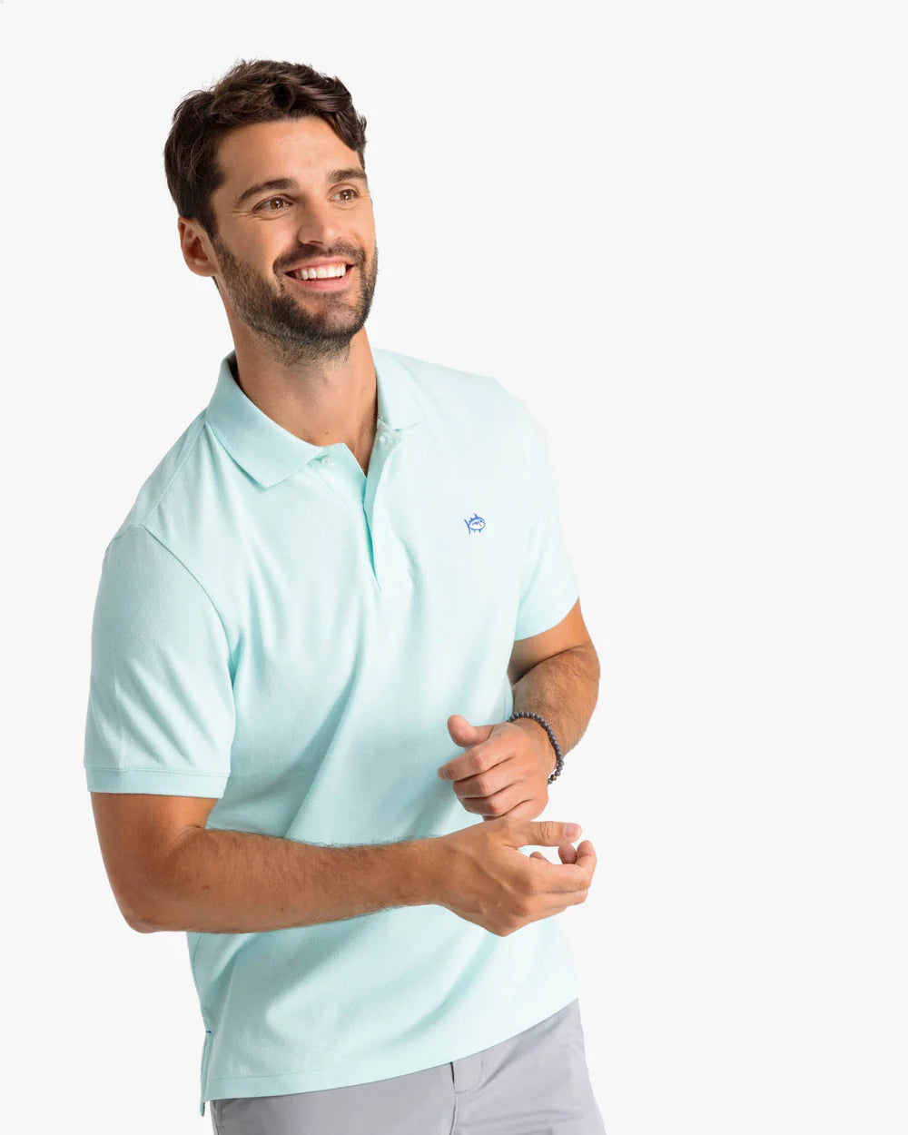 Skipjack Short Sleeve Polo - Baltic Teal