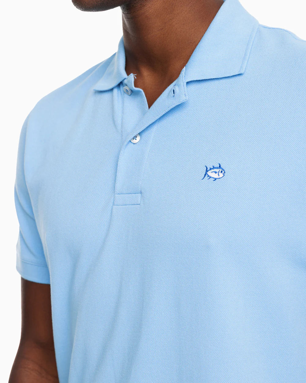 Skipjack Short Sleeve Polo - Ocean Channel