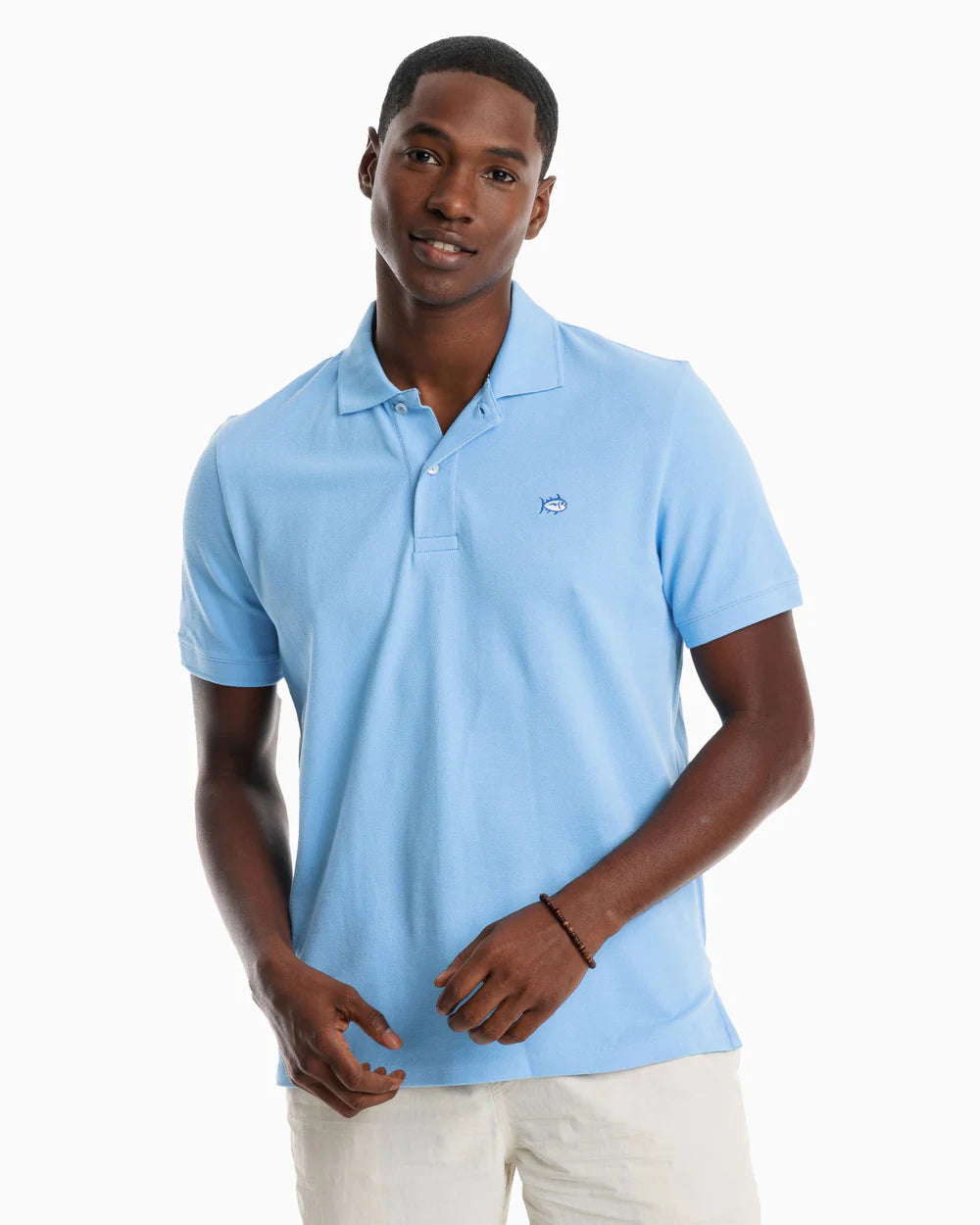 Skipjack Short Sleeve Polo - Ocean Channel