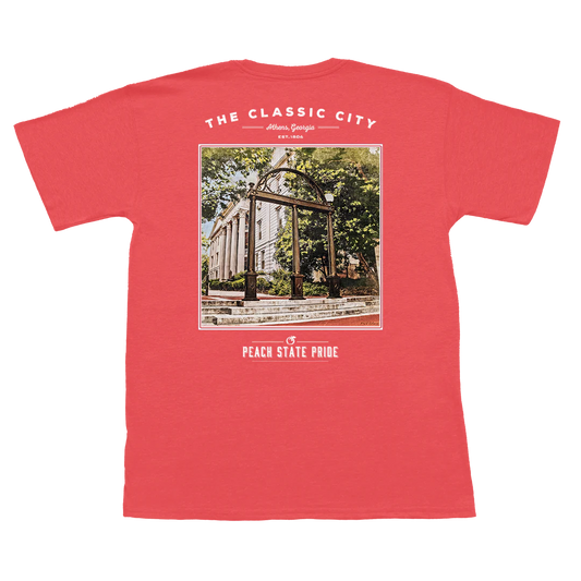 North Campus Pocket Tee | Nantucket Red